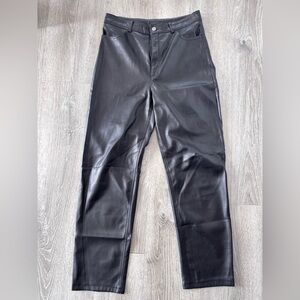 Dynamite Black Faux Leather  Pants